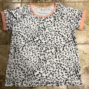 Boutique Posh n’ Posy Cheetah Coral print shirt 2XL